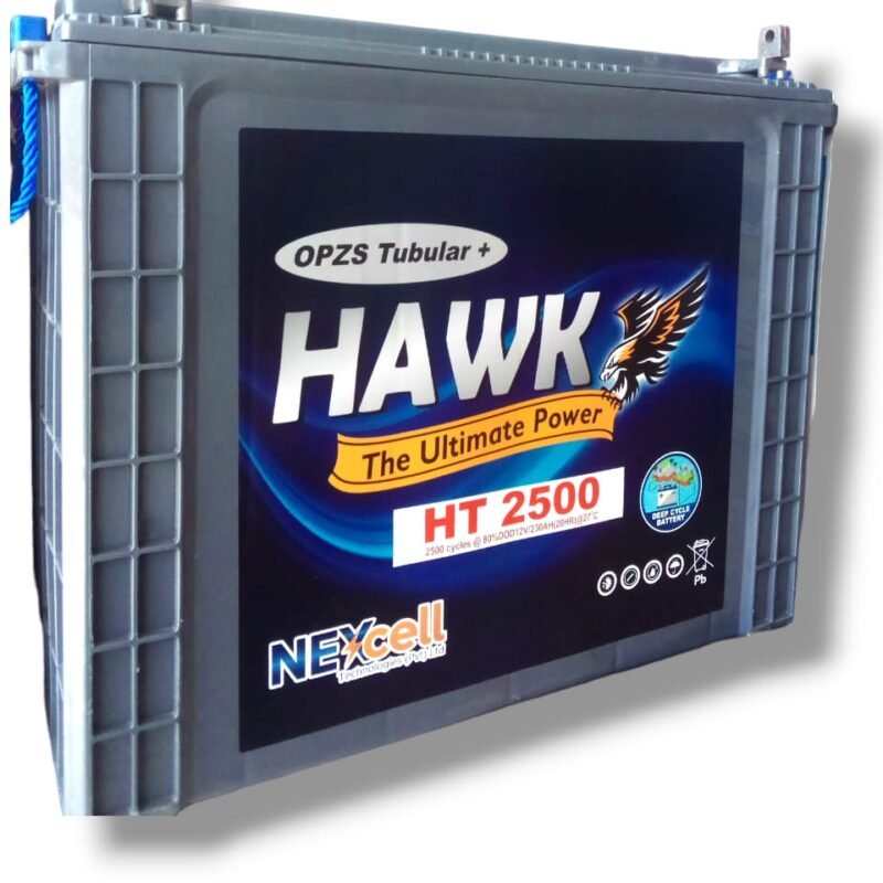 Hawk 2500 Tubular Battery Solar Battery