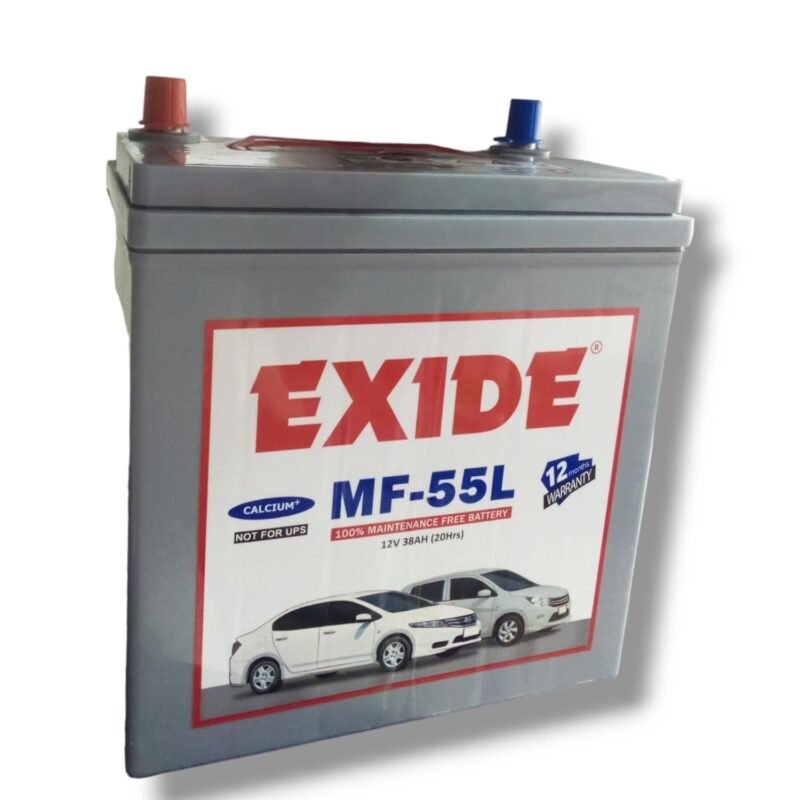 Maintenance Free Car Battery Exide MF55L